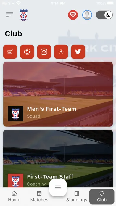 YorkCItyFC Screenshots