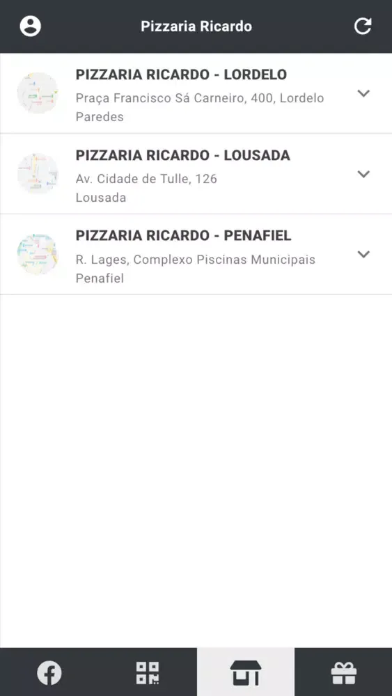 Zrzuty ekranu Pizzarias Ricardo