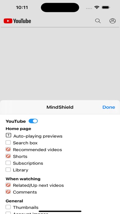 MindShield स्क्रीनशॉट