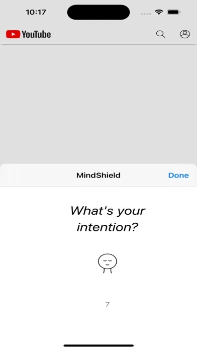 Screenshot di MindShield