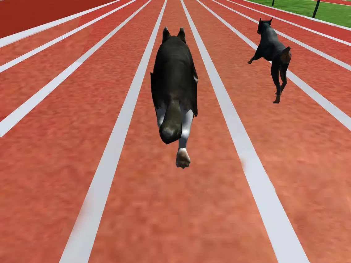 Ultimate Dog Racing : Virtual Stray Simulator 2017 iPad  Screenshots