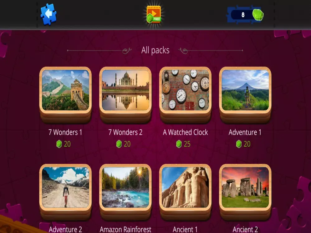 Captures d'écran de Nob Puzzles - Ultimate Jigsaw iPad 
