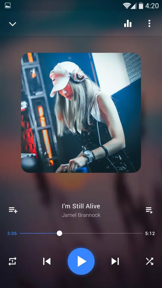 Zrzuty ekranu Music player