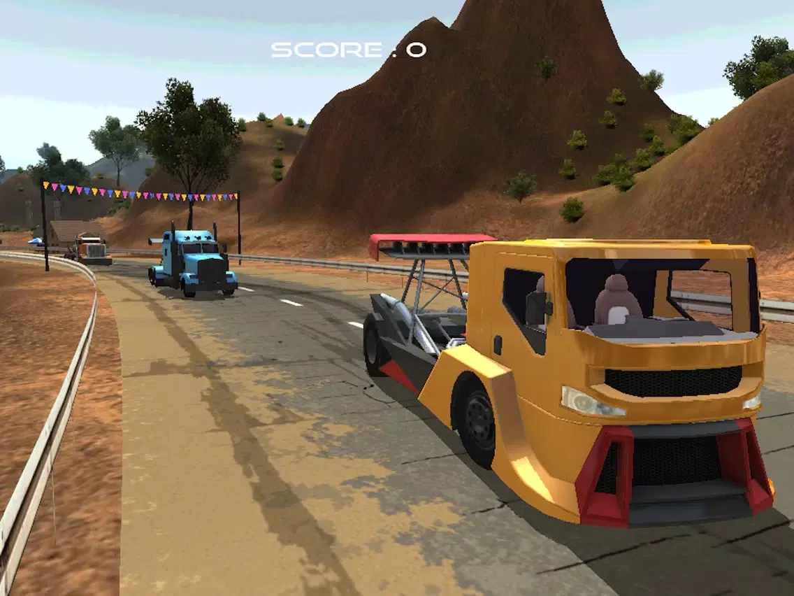 ภาพหน้าจอของ Monster Rivals Truck Racing Sim and Driving Test Simulator Games iPad 