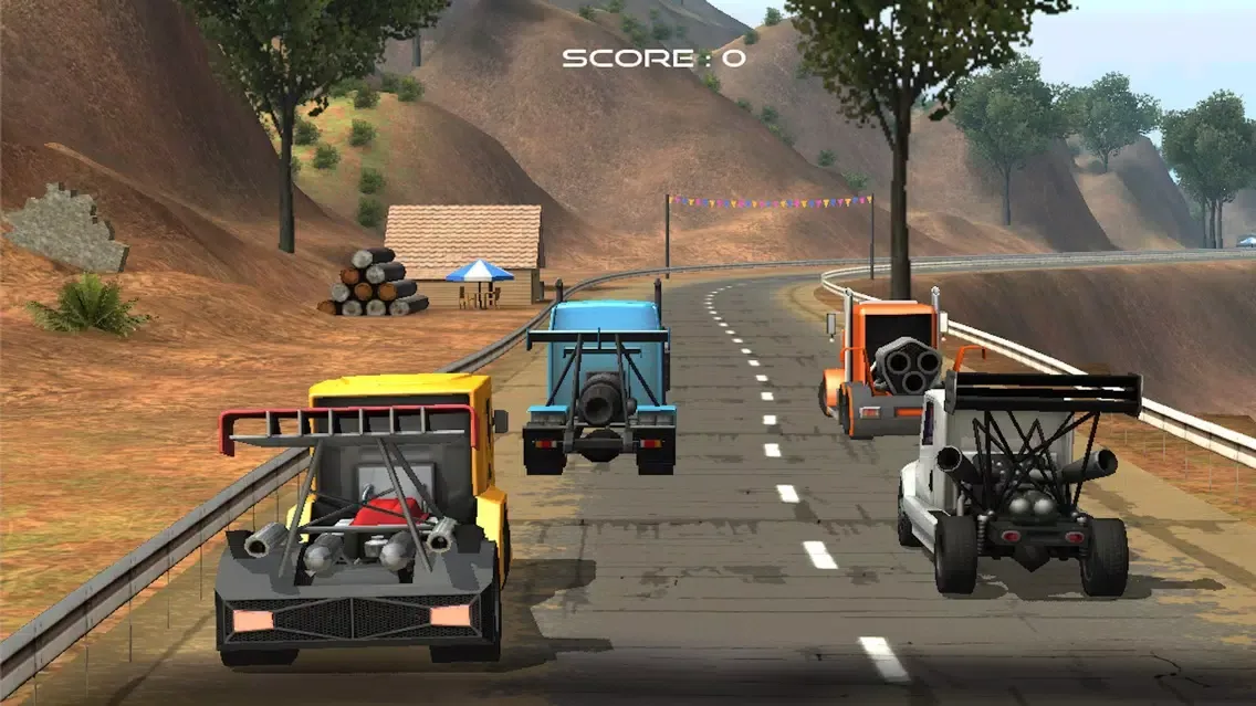 ภาพหน้าจอของ Monster Rivals Truck Racing Sim and Driving Test Simulator Games