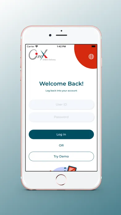 ภาพหน้าจอของ Onyx Orders Delivery