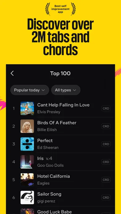 Ultimate Guitar: Chords & Tabs Screenshots