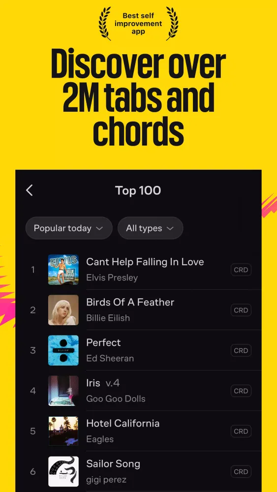 Ultimate Guitar: Tabs & Chords Ekran Görüntüleri