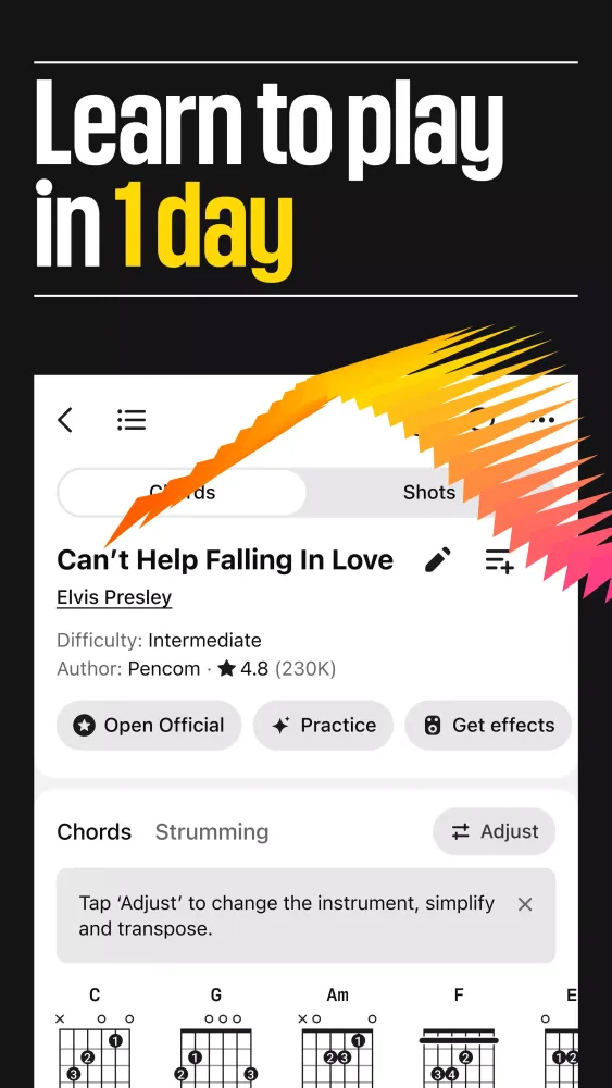 Ultimate Guitar: Tabs & Chords Ekran Görüntüleri