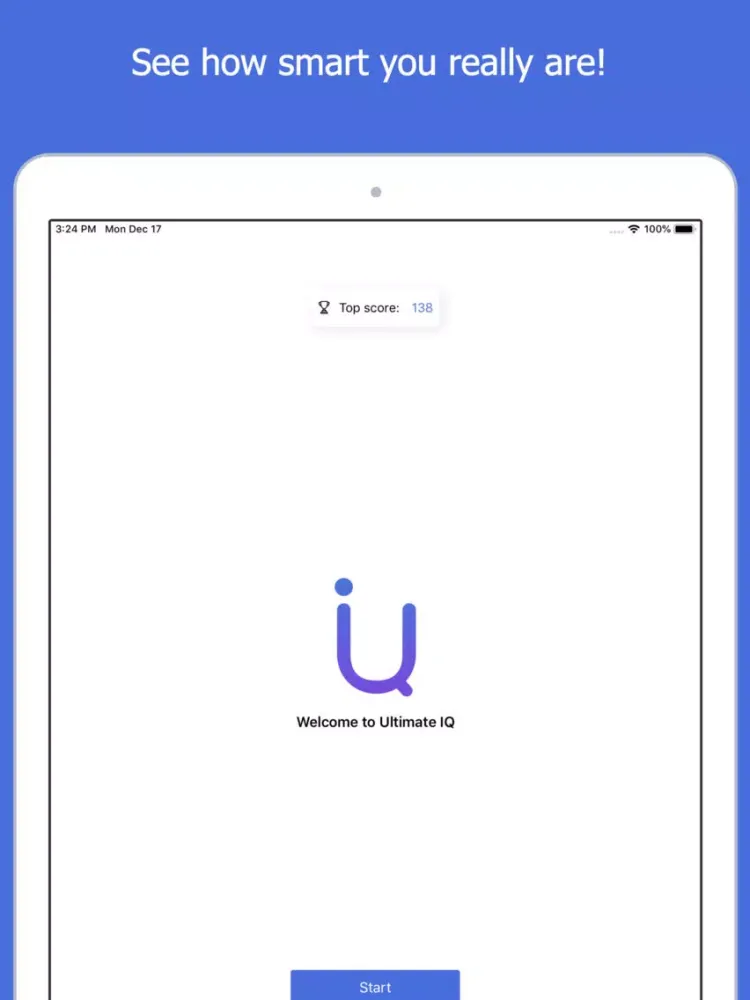 Ultimate IQ iPad  स्क्रीनशॉट