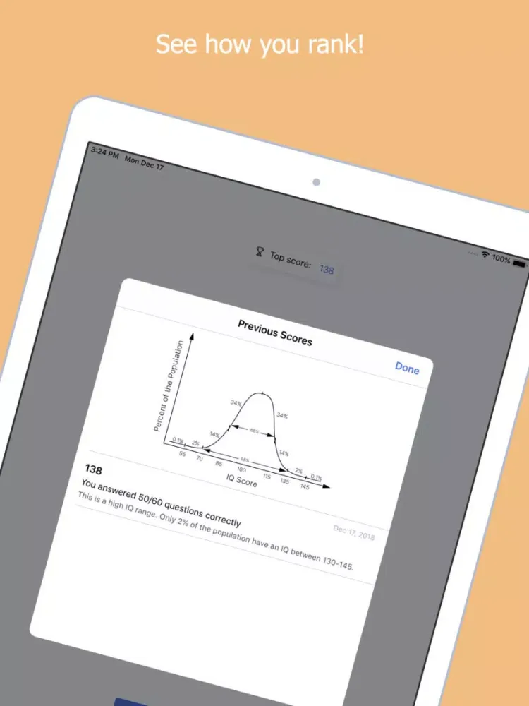 Ultimate IQ iPad  स्क्रीनशॉट