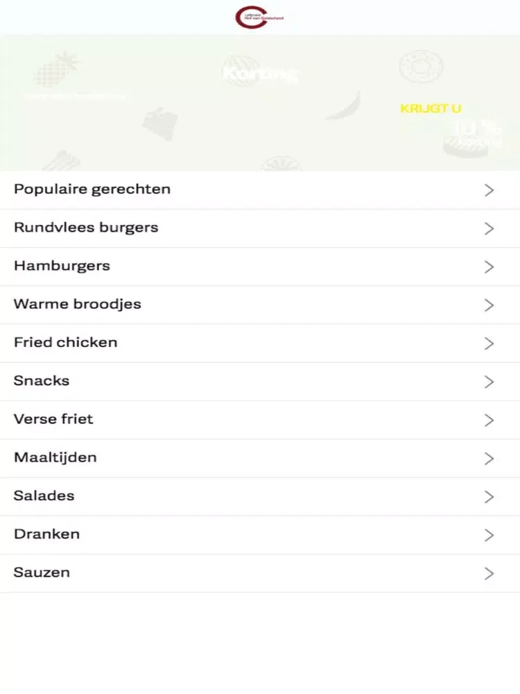 ภาพหน้าจอของ Cafetaria Hof van Gelderland iPad 