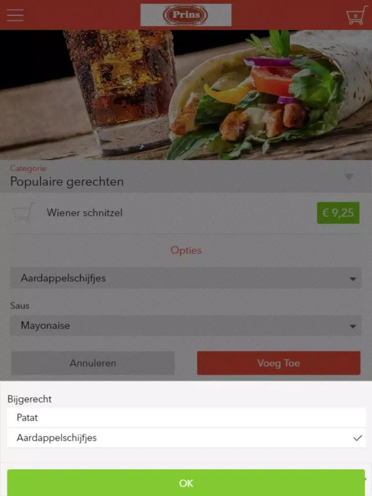 Cafetaria Lunchroom Prins iPad  Screenshots