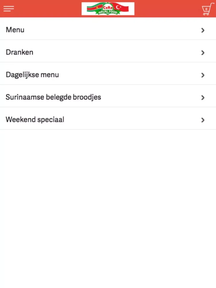 Capturas de pantalla de Cera halal food iPad 