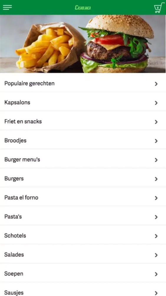 Zrzuty ekranu Eethuis Casablanca