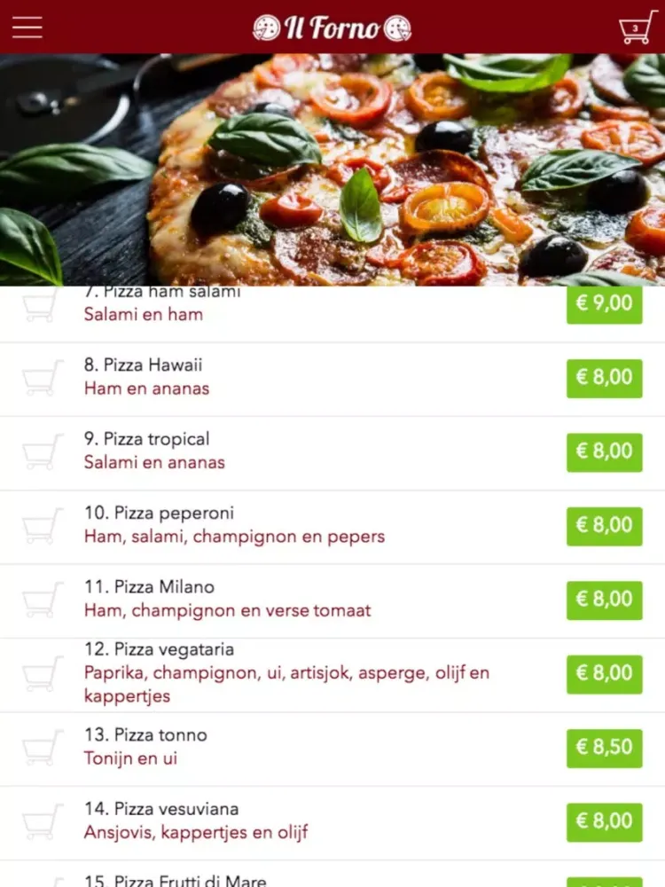 Il forno brunssum iPad  स्क्रीनशॉट