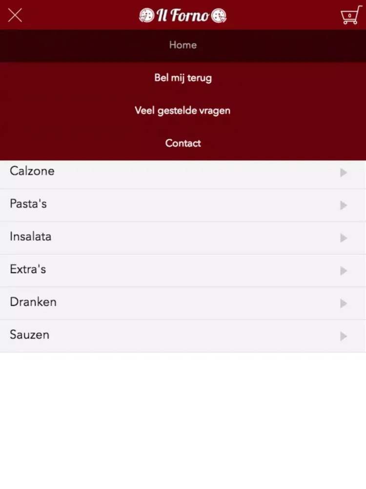 Il forno brunssum iPad  स्क्रीनशॉट
