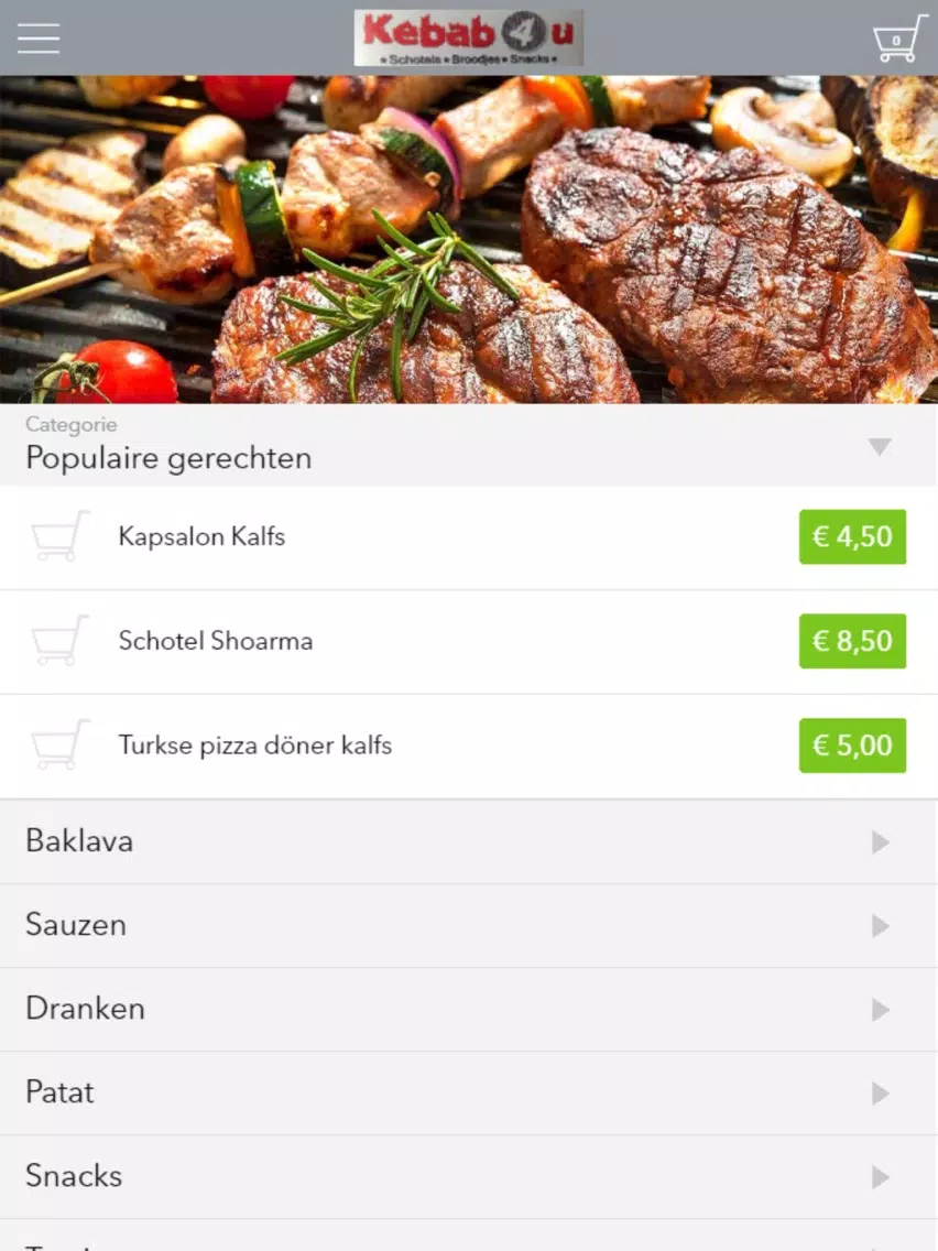 Kebab4U iPad 應用截圖