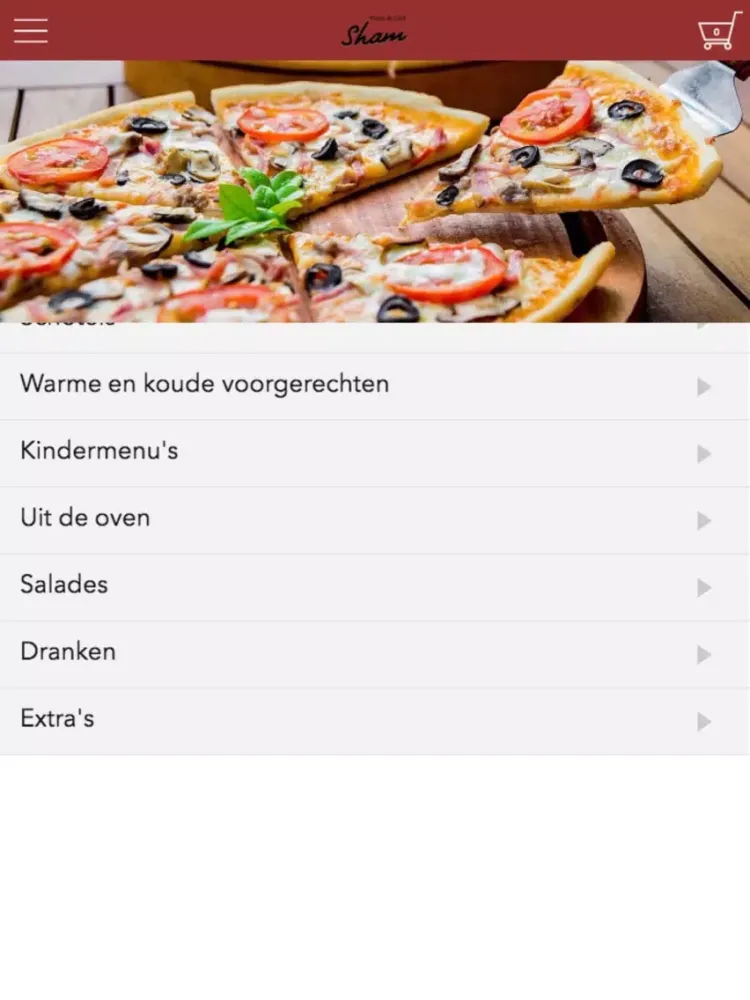 Pizza en Grillroom Sham iPad  Ekran Görüntüleri