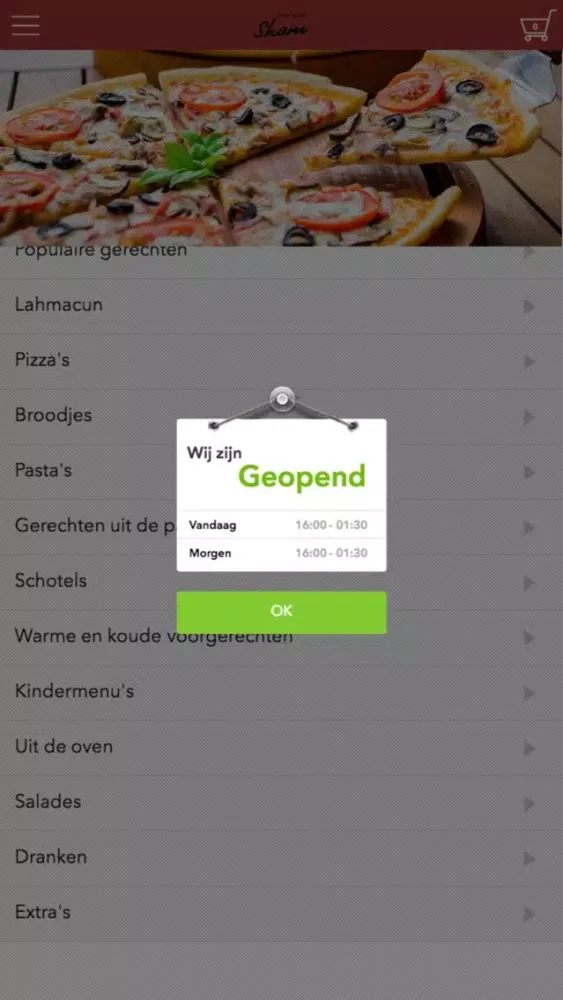 Pizza en Grillroom Sham Ekran Görüntüleri