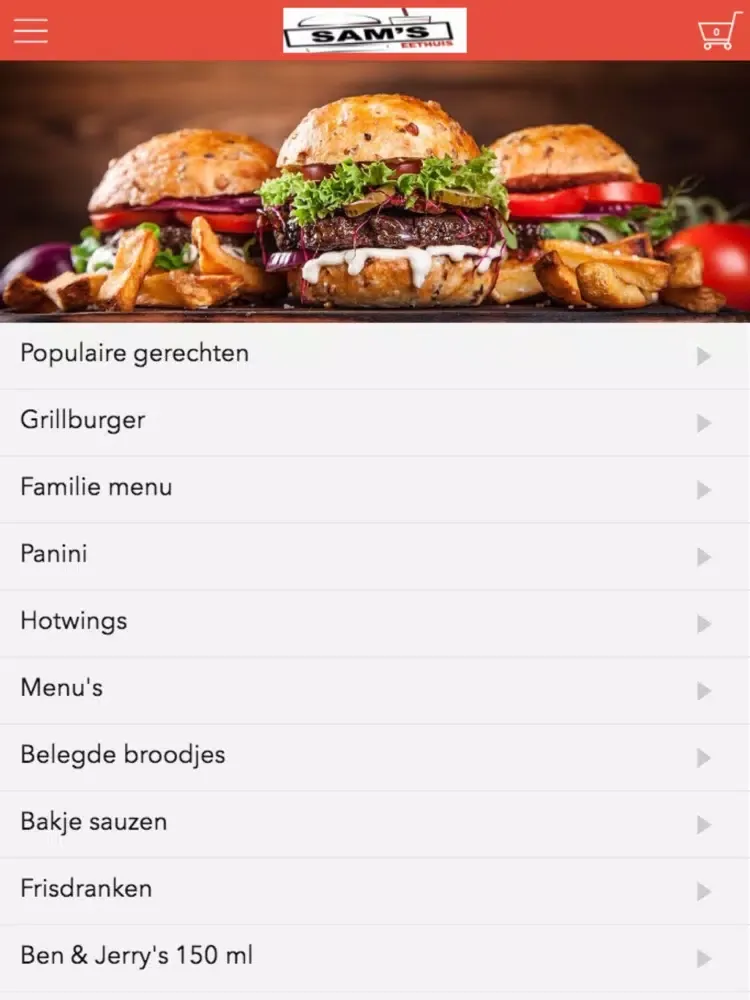 Sams Eethuis iPad Screenshots