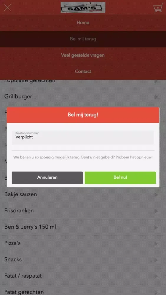 Sams Eethuis Screenshots