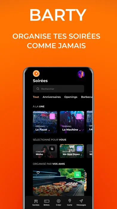 Barty | Trouver ses soirées Screenshots