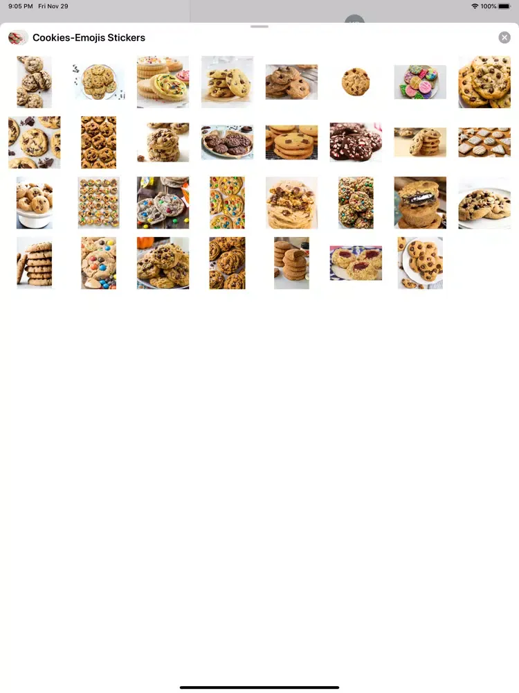 Cookies-Emojis Stickers iPad  スクリーンショット