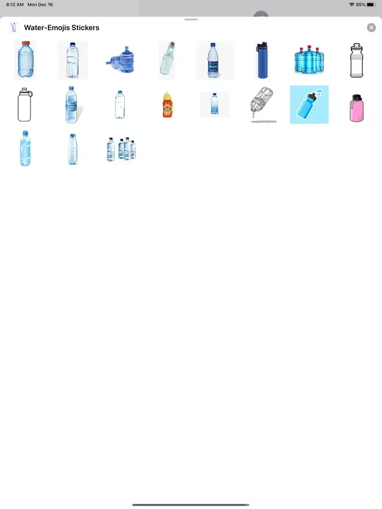 Captures d'écran de Water-Emojis Stickers iPad 