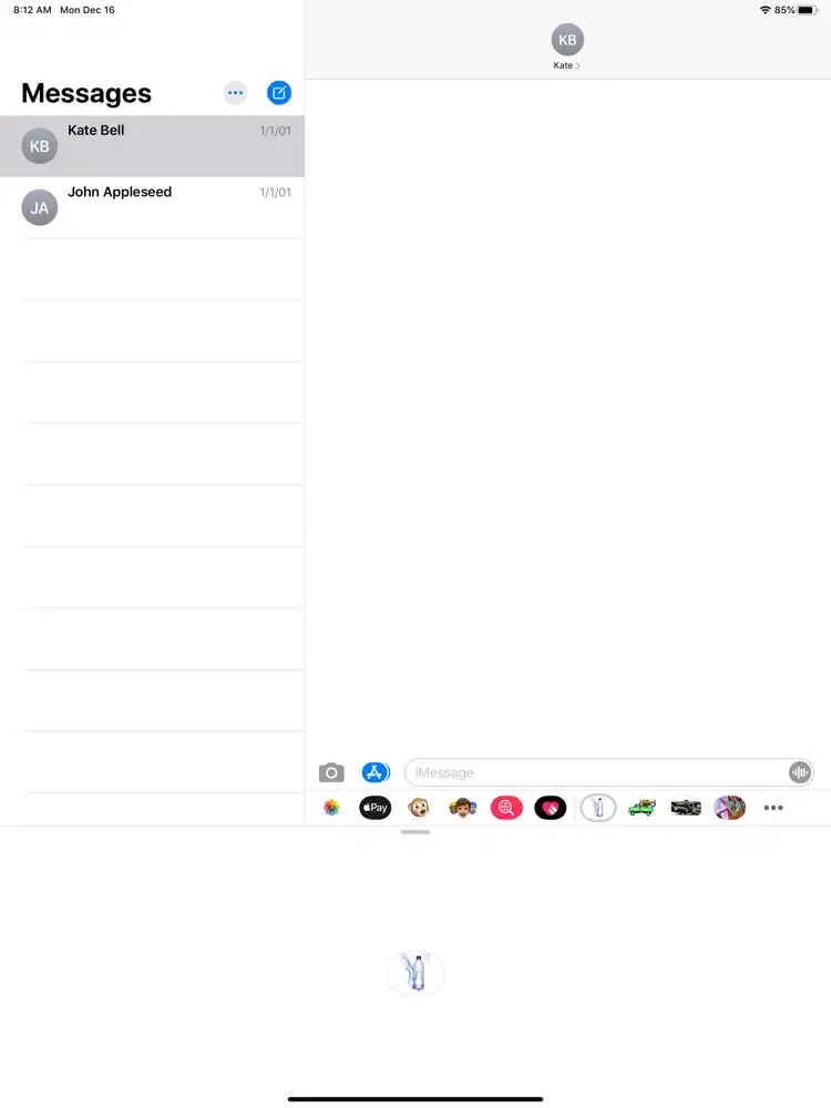 Captures d'écran de Water-Emojis Stickers iPad 