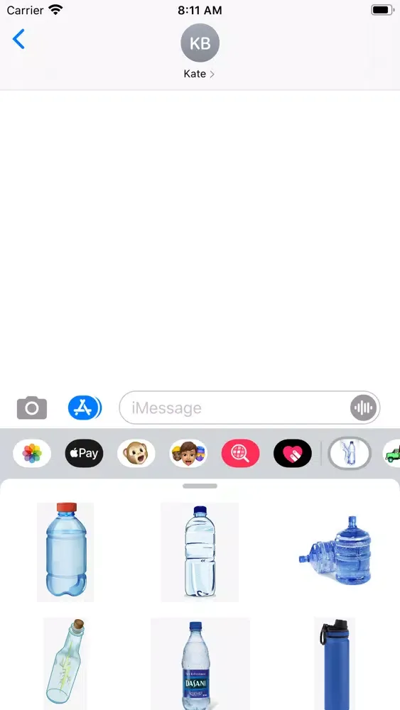 Captures d'écran de Water-Emojis Stickers