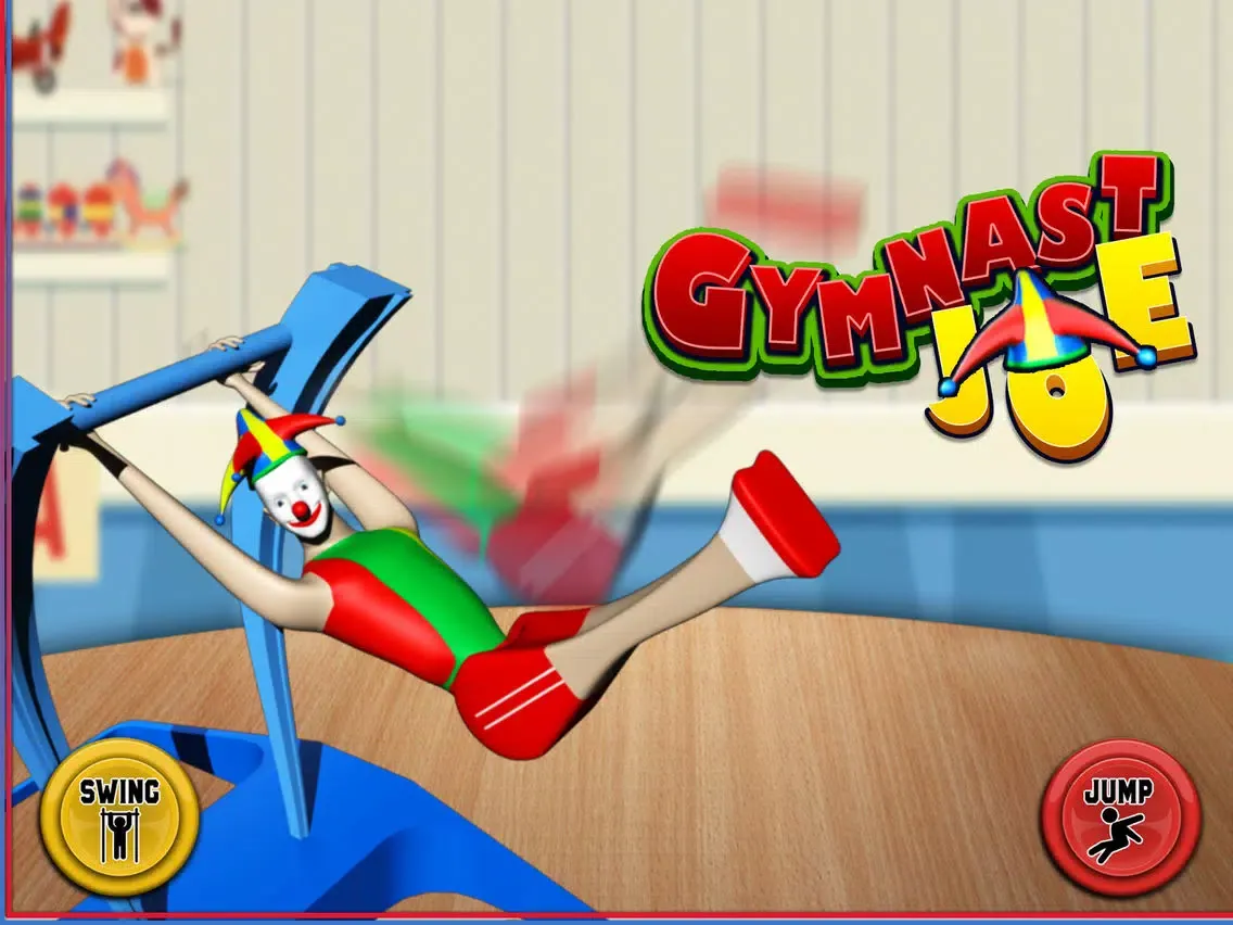 Tangkapan skrin Gymnast Joe iPad 