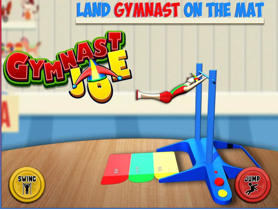Tangkapan skrin Gymnast Joe iPad 