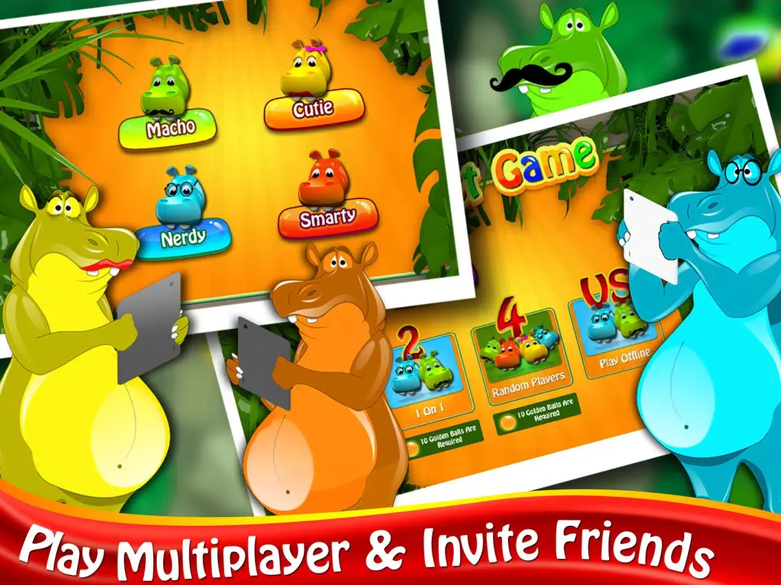 صور Hungry Hippopotamus iPad 