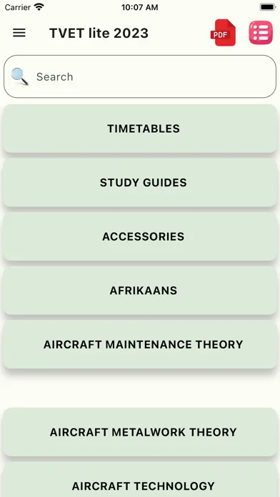 Captures d'écran de TVET NCV Exam Papers