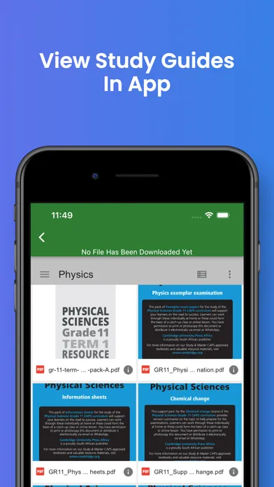 Grade 11 Study Guides Screenshots