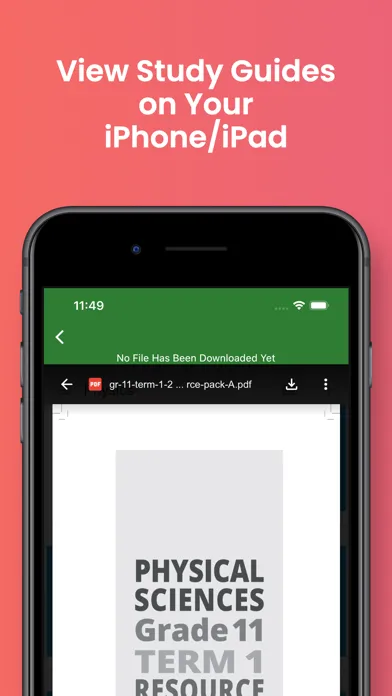 Grade 11 Study Guides Screenshots