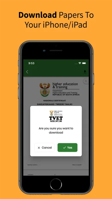TVET Exam Papers NATED سکرین شاٹس