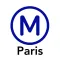 Paris Metro Map.