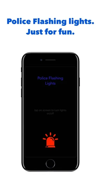 Tangkapan layar Police Flashing Lights