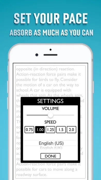 Zrzuty ekranu Text to Speech App