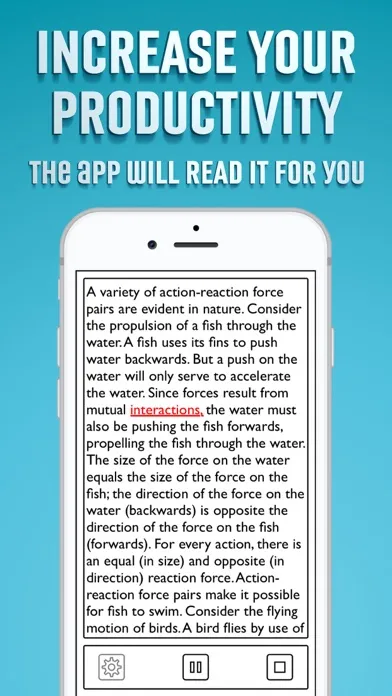 Zrzuty ekranu Text to Speech App