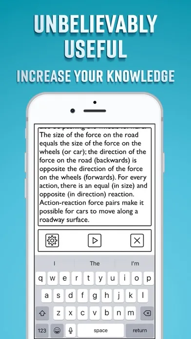Zrzuty ekranu Text to Speech App