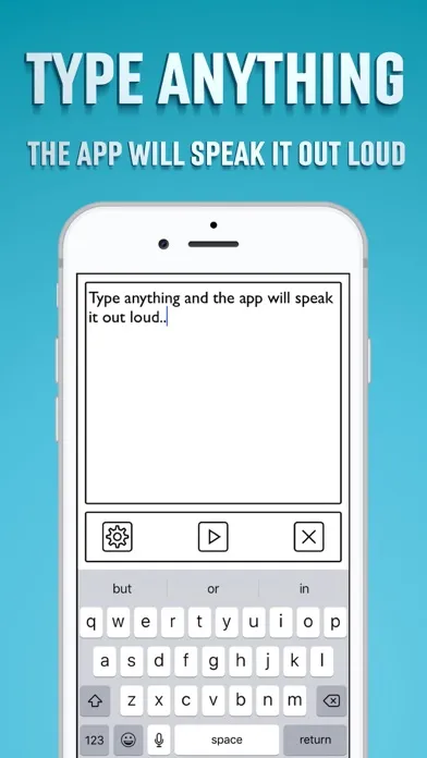 Zrzuty ekranu Text to Speech App