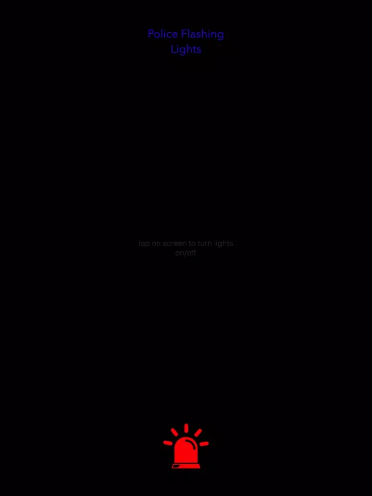 Police Siren and Flashing Lights iPad  Screenshots