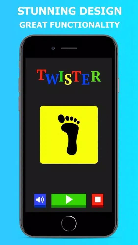 Ảnh chụp màn hình của Twister Game Spinner PRO