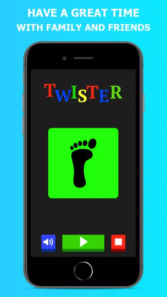 Ảnh chụp màn hình của Twister Game Spinner PRO