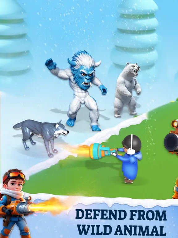 Frost Land - Snow Survival iPad  Screenshots
