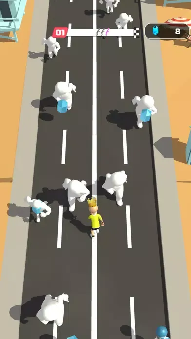 Tangkapan layar Push Race 3D