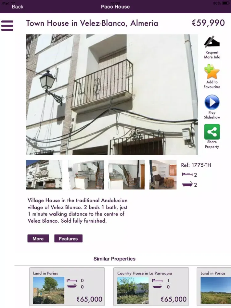 Paco House iPad 应用截图